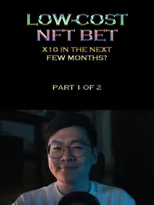 The cover image shows a man in glasses smiling, framed from the chest up. Above him, text overlays create the hook. The background is dark, enhancing the text and subject.