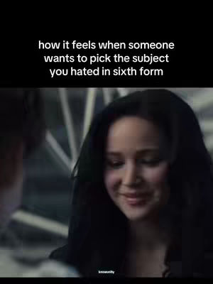 The cover image shows a still from a movie featuring a woman with long dark hair and fair skin, who appears to be smiling slightly. Above this image, there's text in a white box overlaid on the picture.