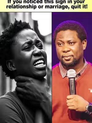 A split image. The left side shows a black and white image of a person being choked, while the right side displays a man holding a microphone.