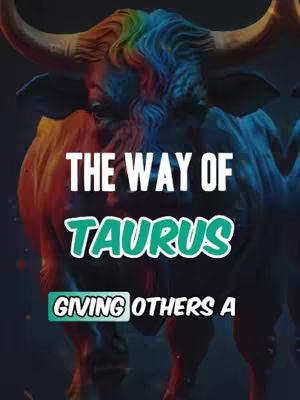 An artistic digital illustration featuring a bull with a rainbow-colored mane and horns. Overlaid on the image is text in bubble-style fonts. The overall composition has a surreal and eye-catching aesthetic.