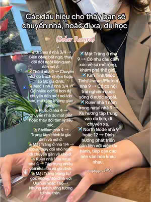 The image shows a woman with a partially visible face, wearing a mask and a neutral-colored blazer. Text overlays on the picture detail astrological references. The composition is relatively clean, with the woman centered on the right side and lists on the left.