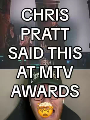 The cover image shows a man with a partially visible face, wearing a dark green hat and glasses. The man has an emoji over his mouth. Above him is a blurry image of a stage. White text overlays are placed over the background.