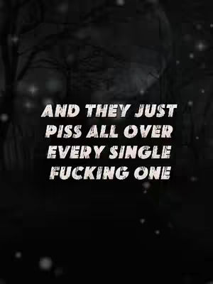 The cover image is a dark, textured background, possibly representing a cloudy sky or a blurred view. Superimposed on the background is white, bold text. The text appears to be a quote split into multiple lines. The background is a dark, blurred photo with some white speckles scattered around it, which might be intended as light or stars, or maybe it's a filter applied to the original image.