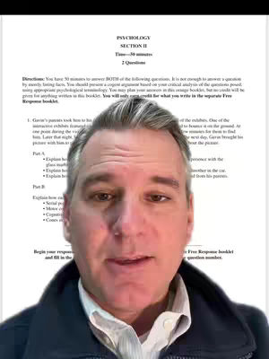 The cover image features a man in a close-up shot, centered in the frame, set against a blurred background with a document visible behind him. The text overlay is at the top, showcasing the video’s theme.