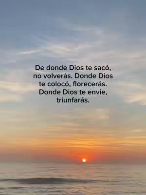 The cover image features a serene sunset over the ocean. The sky transitions from blue to hues of orange and yellow along the horizon, where the sun is partially visible. The ocean surface reflects the warm colors of the sky. The text overlay has a sans-serif font, featuring motivational text centered
