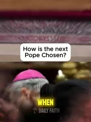 The image shows a close-up view of an individual wearing a pink hat, with the back of their head and the top of their shoulders visible. The person appears to be in a formal setting, likely a religious one, given the headwear. The background is blurred, suggesting a focus on the individual. Overlaid on the image are two text elements: a question in a white box at the top and a prompt near the bottom. The colors are muted, with a focus on the pink hat and the darker shades of the background.