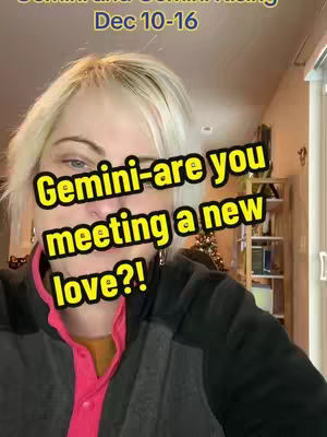 A selfie-style video cover image featuring a woman with blonde hair and a black top. The main focus is on her face, with overlaid text in a yellow box. The background suggests an interior setting with neutral-colored walls and a glimpse of a shelf. The overall layout is simple, emphasizing the text overlay.