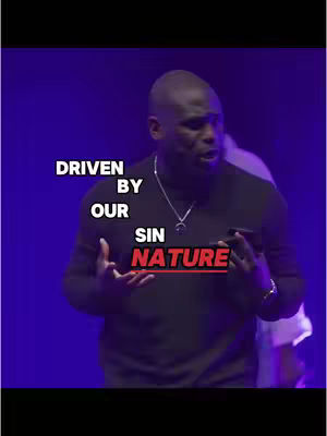 The cover image features a man speaking against a blurred background. White text overlays the man's image, with some words highlighted in red. The overall composition is well-lit with a focus on the speaker.