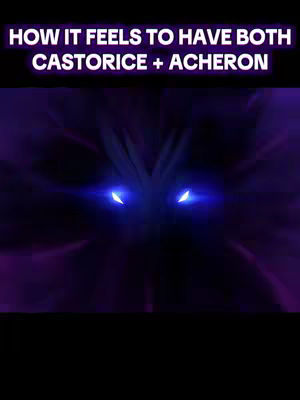 The image features a dark purple background with a visual effect that radiates from a central point. In the center, there's a stylized, possibly digital, representation of a face or a creature, notable for its glowing blue eyes. Above the central figure, text is displayed in a stylized font, highlighted by a lighter color to contrast.