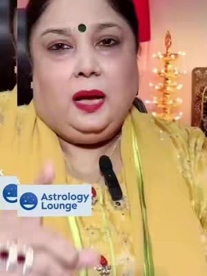 The cover image prominently features a woman with a slightly above-the-shoulder shot as she speaks. She has dark hair, fair skin, and is wearing a yellow top. In the background, there's a blurry setting and lights, suggesting an interior location. A logo of 'Astrology Lounge' is present on the bottom left. The overall composition is centered on the woman's face and upper body, highlighting her speech.