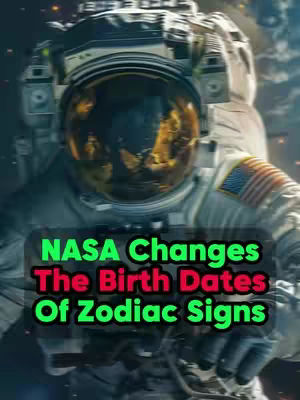 An astronaut in a spacesuit is shown against a backdrop of space. Overlayed on the image is text in a colorful, outlined font.