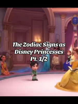 The image is a stylized animation or illustration likely related to the Disney universe, created from existing animation assets. Several figures, seemingly Disney princesses, are present in a lavish, interior setting with ornate architectural details. The color palette is soft, with accents of pinks, blues, and golds, creating a warm and inviting atmosphere. The composition is well-balanced, including key figures that contribute to the setting's narrative.