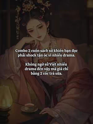 The cover image features an illustrated woman in traditional clothing, seated and appearing contemplative. Text is overlaid, discussing book recommendations.