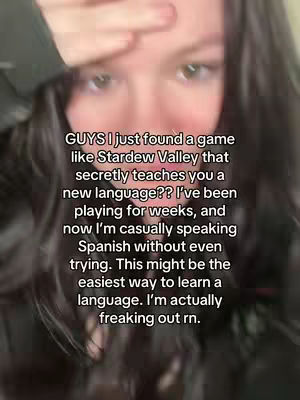 The cover image is a selfie-style shot with a woman in the foreground. The woman has dark hair and is looking towards the camera with a slightly surprised or focused expression. Her hand is raised towards her forehead. The background is slightly blurred, creating a soft focus on the woman. Overlaid on top of the image is text in a sans-serif font that describes the content of the video. The overall composition is simple and direct, drawing attention to the creator and the message.