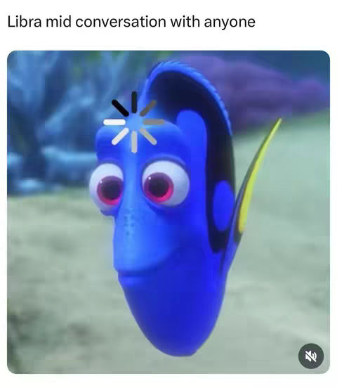 The cover image features Dory from Finding Nemo, stylized with a loading symbol above her head, evoking a sense of mental processing.