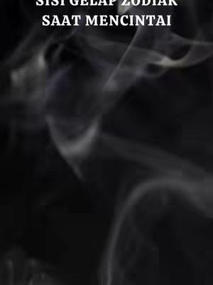 The image is a vertical composition dominated by a dark, smoky texture against a black background. White text is superimposed near the top. The overall feel is mysterious and slightly ominous, relying on the interplay of light and shadow.