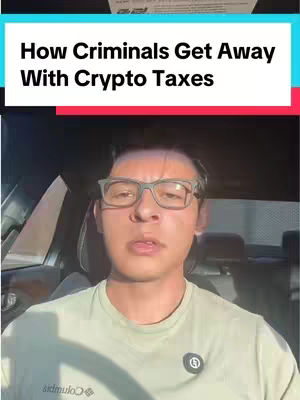 The cover image shows a man in a car, speaking directly to the camera. The top of the image features a bright, rectangular text overlay with black text on a white background, and a blue backdrop. The man is wearing eyeglasses and a green t-shirt. 