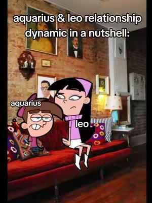 The cover image shows a cartoon scene depicting a relationship dynamic. Two cartoon characters are side by side on a red couch. Text overlays are present around the image.