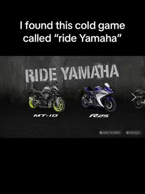The cover image showcases a game interface featuring motorcycles. Text overlays include a title and introductory phrase. The composition is dark, with high contrast, using motorcycle images to draw attention. The layout is designed to present the game's interface.