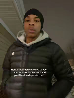 The cover image features a young man wearing a black beanie, a black puffer jacket, and a gray hoodie. He is facing the camera, with text overlaid at the bottom.