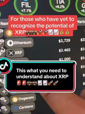 The cover image shows a screen displaying financial data, likely a crypto trading platform. Text overlays in colored boxes provide additional information and commentary. The layout is a screenshot with overlaid text boxes.