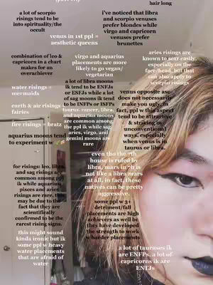 A selfie-style image with a person in the foreground. The person is right of the center, and a list of text is to the left. The person in the image has long, light-colored hair with a dark lipstick.