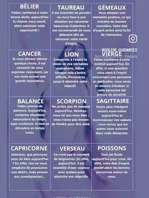 A grid featuring the horoscopes for each astrological sign, with a softly blurred background and overlaid text in a clean, sans-serif font. Each section includes the zodiac symbol, a brief description, and guidance.