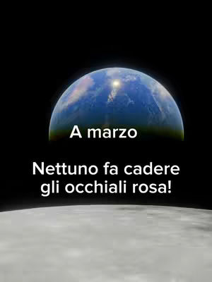 An image presenting a cosmic scene. In the foreground, a pale, textured surface represents what appears to be a celestial body, possibly a moon. Above it, the upper portion is dominated by a blue and white planet resembling Earth, with a bright point of light, possibly the sun. The background is solid black. Text is overlaid in white, describing the video's content.