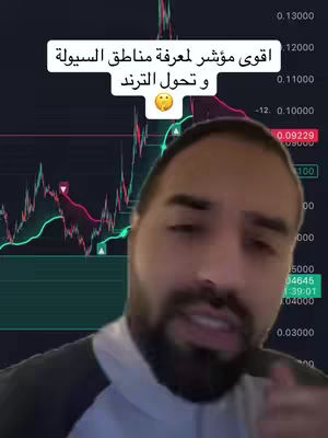 The cover image shows a man in front of a financial chart with a text overlay. The man is smiling, and the chart has green and red lines suggesting market data. The background displays numerical data.