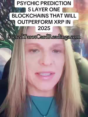A woman with blonde hair looks at the camera with a call to action overlay on top, which also includes her website.