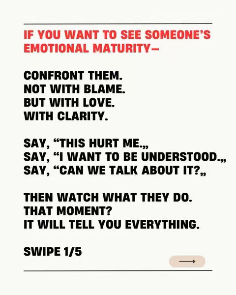 A minimalistic image with a light beige background featuring a series of black text blocks. The text is arranged in a list format, with a red heading at the top. The layout is clean and straightforward, emphasizing the content of the message.