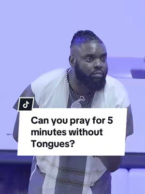 A man with a beard and a white shirt. Text overlay is in a white box, in front of a tiktok icon. The background is a soft blue.
