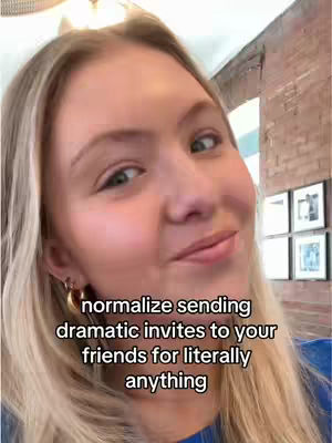 A close-up shot of a blonde woman with a soft smile. The background is slightly blurred, showing a brick wall and some framed pictures. Text overlay highlights the video's theme.