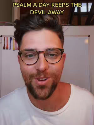The cover image shows a man with glasses looking at the camera, the background is white, there is text at the top of the image.