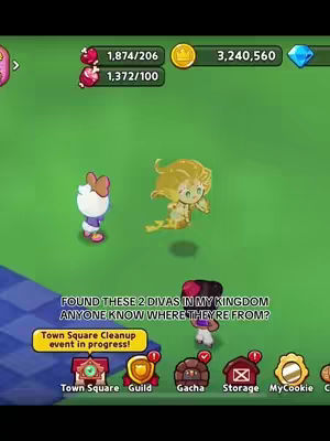 The cover image showcases a scene from a mobile game, depicting a grassy field with several animated characters. The characters include a humanoid figure with blonde hair and a distinctive outfit, and another character in a white and purple outfit. The frame also includes the game's user interface elements with text overlays.