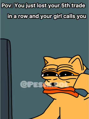 A cartoon image with a meme-like quality. It features a yellow, cat-like character with heavy, sad eyes and a stressed expression. The title text is in the upper portion, and the character is positioned with his head near the bottom of the frame, appearing to look at a computer screen with a dark background.