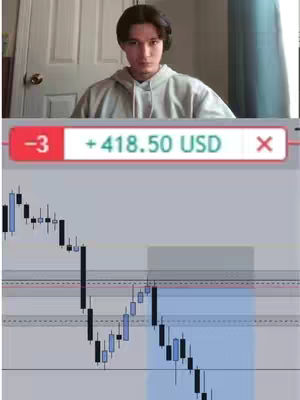 The cover image features a young man in a gray hoodie looking at the camera with a trading interface overlaid. The interface indicates financial gains. The background suggests a home environment.