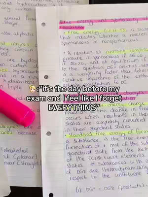 The image presents a close-up view of handwritten notes on lined paper, with a pink highlighter emphasizing key terms. The layout includes text, diagrams, and annotations, suggesting a study session. Additional sheets of paper with similar handwritten notes are visible, along with handwriting, creating a layered composition. The background is light and the overall focus is likely on academic content.