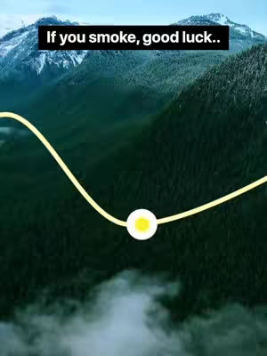 The image displays a scenic mountain landscape covered in forest, with a white mountain in the background. Overlaid on top is text inside a black box. A yellow line with a white circle in the middle indicating something. The overall composition evokes a sense of spaciousness.