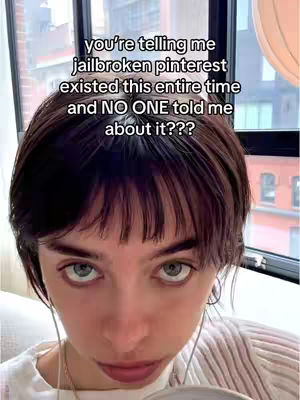 A close-up shot of a person looking directly at the camera with a slightly questioning expression. The person has short, dark hair with bangs. Text overlays the image.