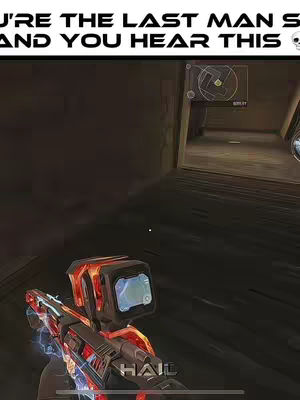 The image shows a first-person perspective from a video game, likely Call of Duty. The player is holding a sniper rifle, with the scope in view. The game environment is dark and industrial.