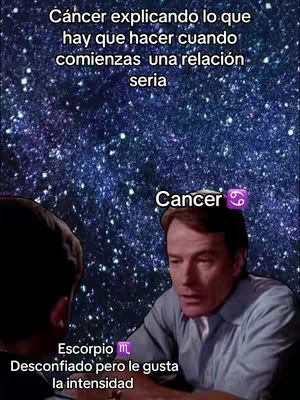 The image features a split-screen composition set against a starry night sky. On the left, a blurred silhouette of a person's back faces away from the viewer. On the right, a man with a concerned expression looks toward the left side. Text overlays are placed at the top and bottom, providing context and dialogue.