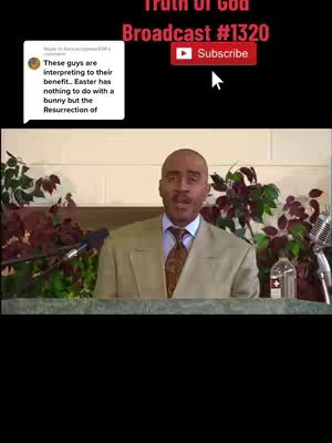 The cover image shows a man speaking into a microphone in front of a blurred background of plants. Overlaying the image are text bubbles and a YouTube 'Subscribe' button.