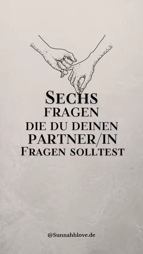 The cover image shows two hands holding each other at the fingertips, against a plain, light-colored background. The drawing is in a simple, black outline style, emphasizing the connection between the hands. Bold, black text is layered below the hands presenting a list of questions.