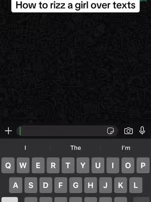 The cover image shows a phone screen with a text message conversation interface, including the input field with the text 'How to rizz a girl over texts' at the top.