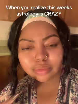 The cover image is a selfie of a woman with dark hair and a headband with text overlayed on top. She has a nose ring and is looking down with a slight frown. The background is a blurred interior.