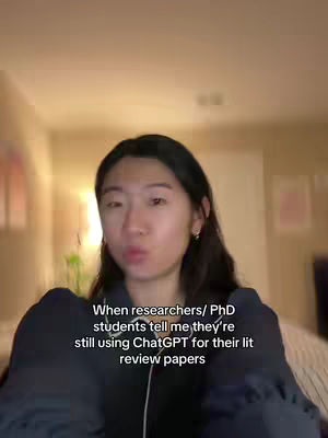 A young woman with dark hair and a neutral expression is framed from the chest up against a blurred background. Text overlays are positioned on the lower portion of the image informing the viewers about the video's topic. The overall lighting and background are soft and warm.