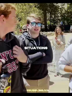 The cover image depicts a group of people in an outdoor setting. The focus is on a young man in the center, wearing sunglasses and a black hoodie. The word "SITUATIONS" is superimposed on the image in large, white text. Other individuals are present, including a person on the left wearing a black hoodie with text and a person further back on the right holding a phone. The background includes trees and foliage, suggesting a public outdoor area.