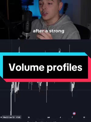 The cover image shows a man in a grey hoodie speaking into a microphone. Below him is the TradingView chart, and a banner that contains text.