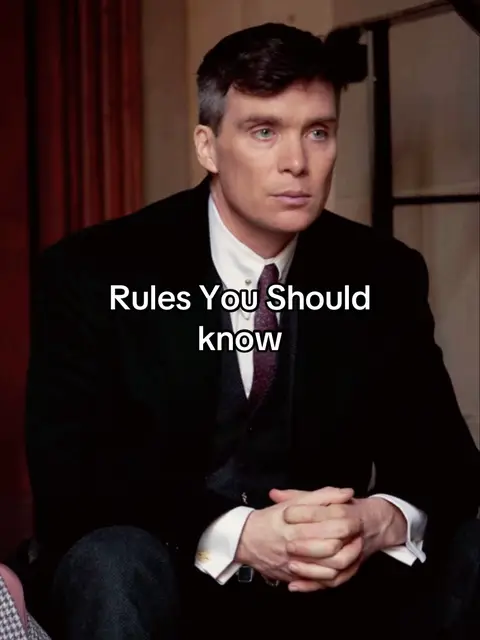 The cover image features a man in a suit, with text overlaid indicating the video's subject: "Rules You Should Know". The man is looking towards the viewer, and the image emphasizes a serious tone. The composition focuses on his upper body and face, suggesting a close-up that draws attention to his expression and the message conveyed.